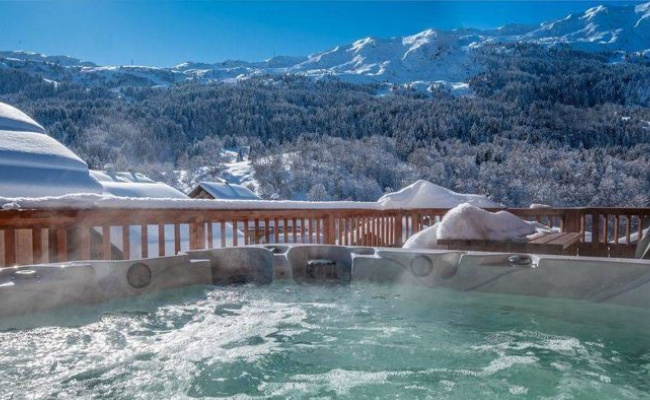 hot tub chalet carmen